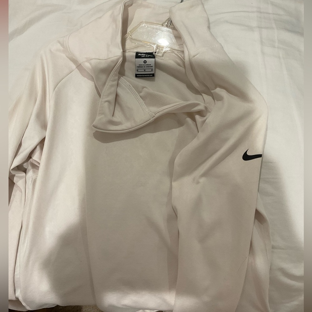 Nike Pro Dri fit funnel neck running pull over